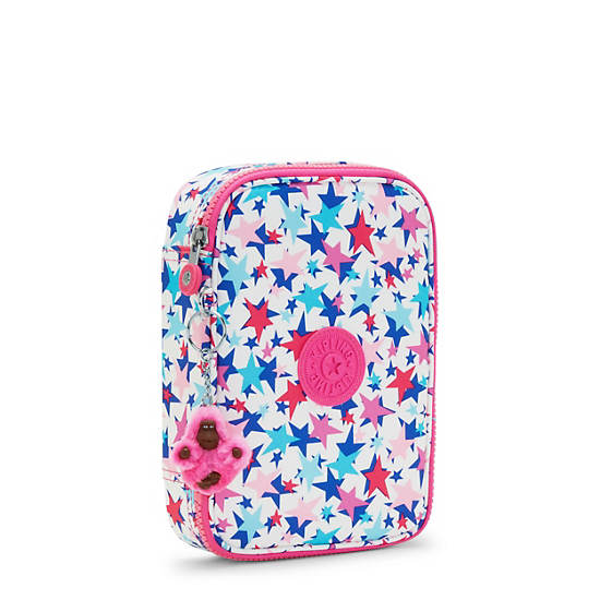 Plecaki Kipling 100 Pens Printed Case Turkusowe | PL 1323QM